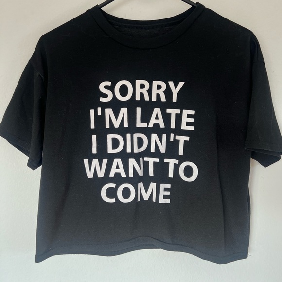 Funny Cropped Tee - Picture 2 of 3
